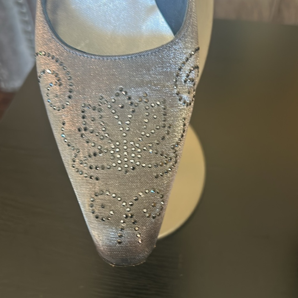 Stuart Weitzman After Five Satin Like Pump 8.5 AA - Picture 2 of 14
